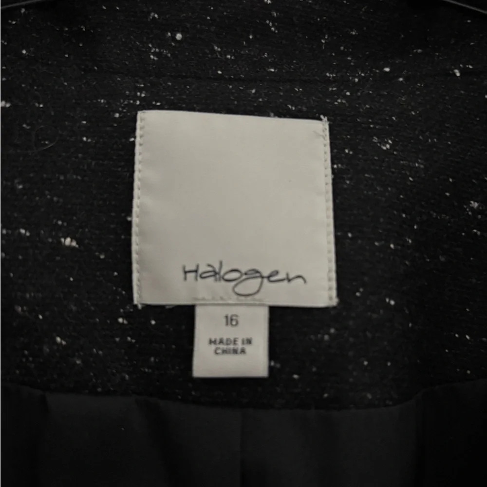 Halogen Black Textured Women's Blazer - Picture 2 of 7